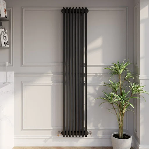 Park Lane Traditional Vertical Colosseum Triple Bar Column Radiator Black - 1800 X 380mm 3 Park Lane Traditional Vertical Colosseum Triple Bar Column Radiator Black - 1800 X 380mm