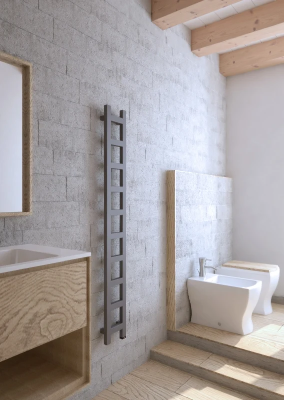 Terma Easy One Electric Towel Rail 1600x200mm Sparkling Gravel - WWEAN160020-KRGRE8P 3 Terma Easy One Electric Towel Rail 1600x200mm Sparkling Gravel - WWEAN160020-KRGRE8P