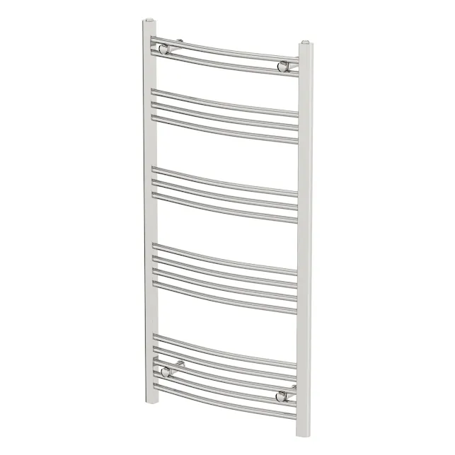 Essentials Heated Towel Rail Chrome 1200 X 600mm Curved 9 Essentials Heated Towel Rail Chrome 1200 X 600mm Curved - Image 7