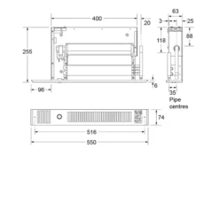Smith's Space Saver SS80 Hydronic Plinth Heater - HPSS10009 -UK Bathroom Supplies Sales 02807b7f a484 40aa 8109 6333ab5896d1