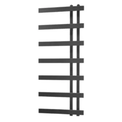 Towelrads Horton Black Designer Towel Rail 1200x500mm - 120884