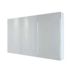 RAK Ceramics Gemini 1200x700 Alluminium Triple Door Mirrored Cabinet With Adjustable Shelves - RAKGEM5003
