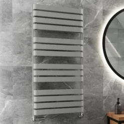 Terma Warp T Bold Heated Towel Rail 1110x500mm Salt N Pepper - WGWTB111050-KSPPSX