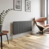 DuraTherm Horizontal Single Flat Panel Designer Radiator - 600 X 1440mm Anthracite -UK Bathroom Supplies Sales 0ce02808 bdb6 4989 af44 c18009f77826