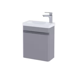 RAK Ceramics Resort 450 Cloakroom Basin Unit In Matt Mushroom - RAKRSTWBU45602