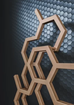 Terma Hex Designer Radiator 1200x486mm Bright Copper - WGH2X122048KBCOZX -UK Bathroom Supplies Sales 109d1fe6 94b8 4dfa 9d80 b62f03bd1761