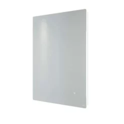 RAK Ceramics Amethyst 600x800 LED Illuminated Portrait Mirror With Demister Shavers Socket And Touch Sensor Switch - RAKAME5002