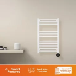 TCP Smart 500W Electric Towel Radiator White - SMAWHTOWRAIL500W05EW -UK Bathroom Supplies Sales 113a4532 dabd 4f12 8b0f d051df93c883