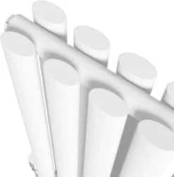 DuraTherm Horizontal Oval Tube Double Panel Designer Radiator - 600 X 600mm White -UK Bathroom Supplies Sales 131d0a2d ff7a 4e03 ac61 15ab314ffdc4