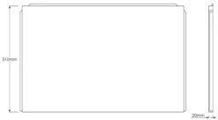 Essentials White Gloss Acrylic Bath End Panel - 800mm -UK Bathroom Supplies Sales 137077db a503 4bb6 888c d3e431bee367