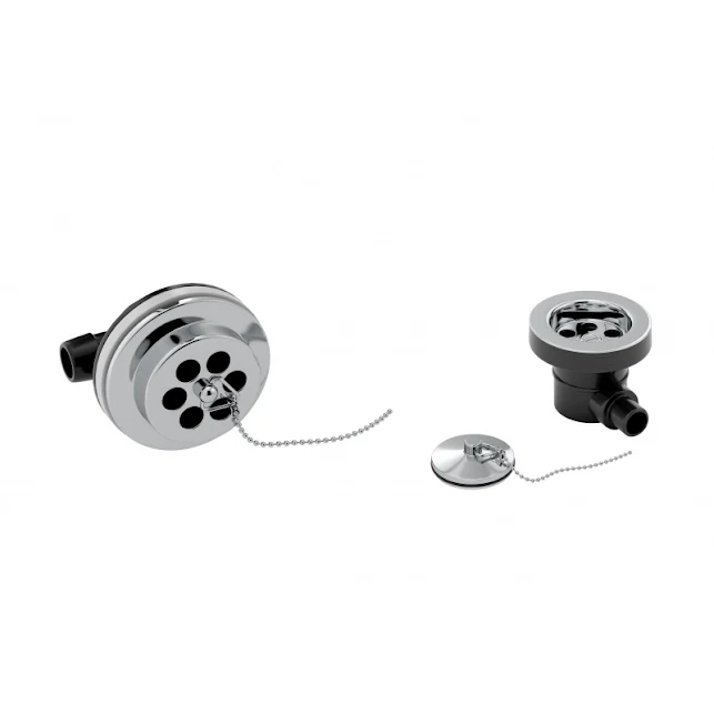 Bristan Bath Waste With Brass Plug Slotted - W BATH10 C 3 Bristan Bath Waste With Brass Plug Slotted - W BATH10 C