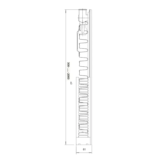 Discount Horizontal Single Panel Single Convector Flat Panel Radiator (Type 11/K1) - 300mm X 800mm - 3PSS800 6 Discount Horizontal Single Panel Single Convector Flat Panel Radiator (Type 11/K1) - 300mm X 800mm - 3PSS800 - Image 4