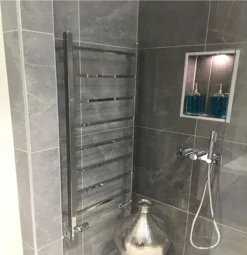 Towelrads Diva Brushed Stainless Steel 800mm X 500mm Towel Rail - 12002-01-001 - 230000