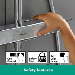 Hansgrohe Ecostat E Thermostatic Bar Mixer Shower Valve 15773000 -UK Bathroom Supplies Sales 1f4b8096 e5b2 4443 8534 5653be541889