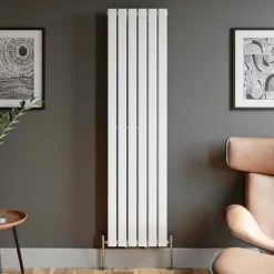 DuraTherm Vertical Single Flat Panel Designer Radiator - 1800 X 452mm White -UK Bathroom Supplies Sales 1f6c8a05 2e6c 4cbd a05b 13d53fae2cb6