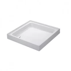 Mira Flight Deep 900 X 900mm Stone Resin Square Shower Tray With Waste - 4 Ups
