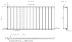 DuraTherm Horizontal Single Flat Panel Designer Radiator - 600 X 1212mm White -UK Bathroom Supplies Sales 227d4b73 507f 4bf9 b788 7b9af96040f2