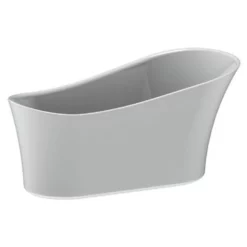 BC Designs Bradwell 1550mm X 750mm Freestanding Single Ended Slipper Bath White - BAE006