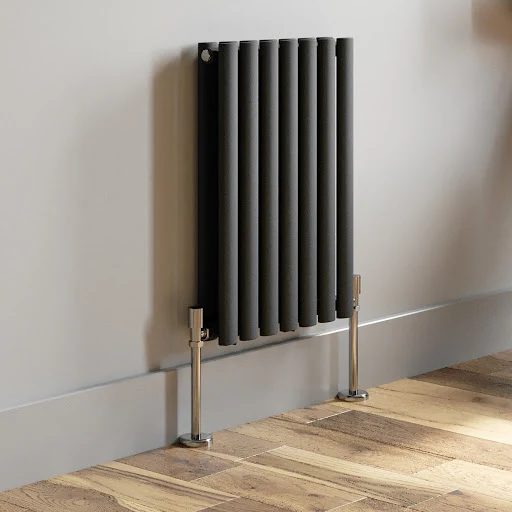 DuraTherm Horizontal Oval Tube Double Panel Designer Radiator - 600 X 420mm Anthracite 5 DuraTherm Horizontal Oval Tube Double Panel Designer Radiator - 600 X 420mm Anthracite - Image 3