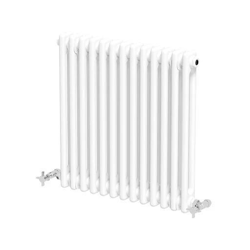 Park Lane Traditional Colosseum Double Bar Column Radiator White 600 X 605mm 5 Park Lane Traditional Colosseum Double Bar Column Radiator White 600 X 605mm - Image 3
