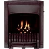 Valor Excelsior Slimline Convector Inset Gas Fire Black Nickel