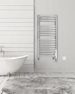 Discount Straight Dual Fuel Chrome Towel Rail 900mm X 420mm - 4MC9DF