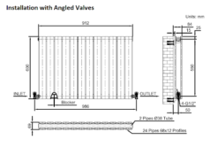 DuraTherm Horizontal Double Flat Panel Designer Radiator - 600 X 912mm White -UK Bathroom Supplies Sales 2a9a35b4 9e34 41ee a461 cb5d04429d12