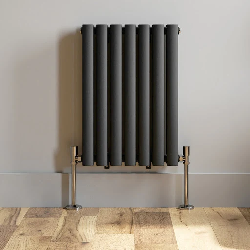 DuraTherm Horizontal Oval Tube Double Panel Designer Radiator - 600 X 420mm Anthracite 6 DuraTherm Horizontal Oval Tube Double Panel Designer Radiator - 600 X 420mm Anthracite - Image 4