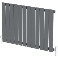DuraTherm Horizontal Single Flat Panel Designer Radiator - 600 X 908mm Anthracite -UK Bathroom Supplies Sales 2ba6d400 1978 457f 8342 bce0704a5881