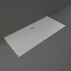 RAK Feeling Low Profile 1800 X 800mm Stone Resin Grey Shower Tray