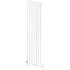 DuraTherm Vertical Oval Tube Single Panel Designer Radiator - 1800 X 480mm White -UK Bathroom Supplies Sales 31ab4fe2 cf1e 4b0b a774 6b7bafacb01b