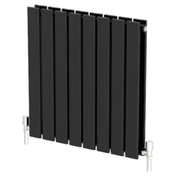 DuraTherm Horizontal Double Flat Panel Designer Radiator - 600 X 608mm Black -UK Bathroom Supplies Sales 337eb373 4c7d 4049 9067 aba16b09806e