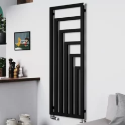 Terma Angus Designer Radiator 1460x520mm Heban Black - WGANG146052-KIHESX -UK Bathroom Supplies Sales 34ae9c64 ec5b 4b0b b9dc 355018c53690