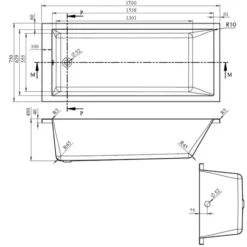BC Designs Durham 1700mm X 750mm Single Ended Bath White - BAI047 -UK Bathroom Supplies Sales 37739946 eaed 447b b237 11ec2a3e4aeb