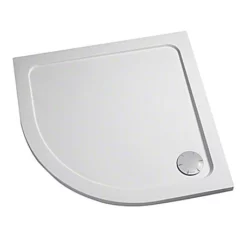 Mira Flight Safe Low Profile 1200 X 900mm Stone Resin Pentangle Non-Slip Shower Tray With LH Waste
