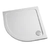 Mira Flight Safe Low Profile 1200 X 900mm Stone Resin Offset Quadrant Shower Tray & Waste - LH