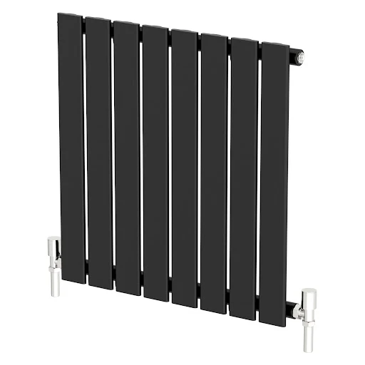 DuraTherm Horizontal Single Flat Panel Designer Radiator - 600 X 604mm Black 5 DuraTherm Horizontal Single Flat Panel Designer Radiator - 600 X 604mm Black - Image 3