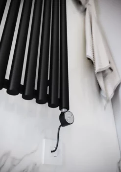 Terma Rolo Room E Electric Vertical 1800mm X 370mm Designer Radiator Heban Black - WLROR180037SIHEESMOBPX2 -UK Bathroom Supplies Sales 3997283b 8e19 42e6 8d16 8e90ecb9e924