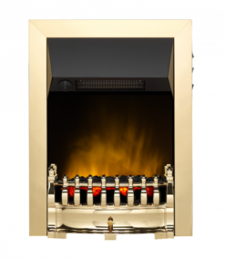 Valor Balmoral Ecolite Electric Fire Brass - 047496