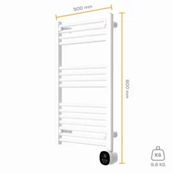 TCP Smart 500W Electric Towel Radiator White - SMAWHTOWRAIL500W05EW -UK Bathroom Supplies Sales 3c054e91 62e8 4fcb b4eb e3c3da91dddf
