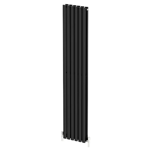 DuraTherm Vertical Oval Tube Double Panel Designer Radiator - 1800 X 360mm Black 5 DuraTherm Vertical Oval Tube Double Panel Designer Radiator - 1800 X 360mm Black - Image 3