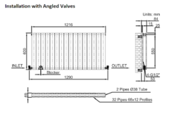 DuraTherm Horizontal Double Flat Panel Designer Radiator - 600 X 1216mm White -UK Bathroom Supplies Sales 46a6fa26 076f 4945 ab7e 487aed46122c