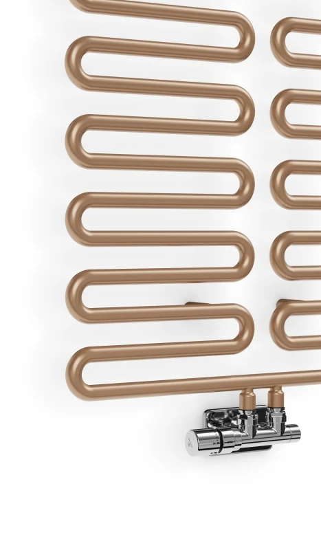 Terma Swale Heated Towel Rail 1244x465mm Bright Copper - WGQ09124046KBCOYP 4 Terma Swale Heated Towel Rail 1244x465mm Bright Copper - WGQ09124046KBCOYP - Image 2