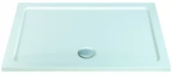 MX Elements Low Profile 1700 X 700mm Stone Resin Shower Tray With Waste