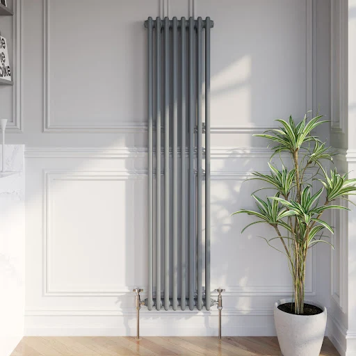 Park Lane Traditional Vertical Colosseum Double Bar Column Radiator Anthracite - 1600 X 380mm 3 Park Lane Traditional Vertical Colosseum Double Bar Column Radiator Anthracite - 1600 X 380mm