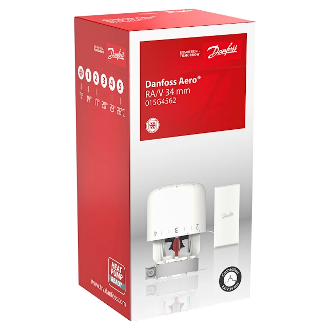 Danfoss Aero Remote Thermostatic Sensor - RA/V Valves 4 Danfoss Aero Remote Thermostatic Sensor - RA/V Valves - Image 2