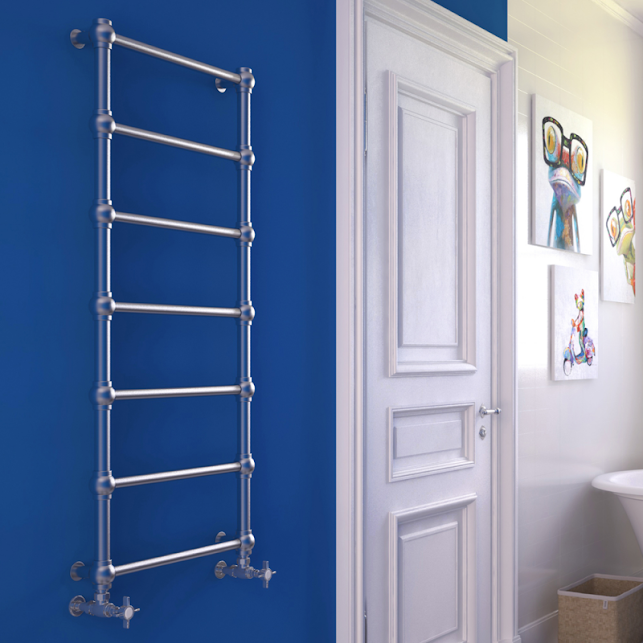 Terma Retro Heated Towel Rail 1170x504mm Inox - WGRE1117050KINOSX 3 Terma Retro Heated Towel Rail 1170x504mm Inox - WGRE1117050KINOSX
