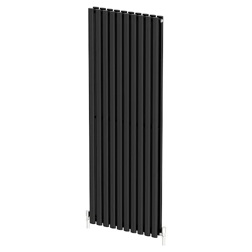 DuraTherm Vertical Oval Tube Double Panel Designer Radiator - 1600 X 600mm Black 5 DuraTherm Vertical Oval Tube Double Panel Designer Radiator - 1600 X 600mm Black - Image 3