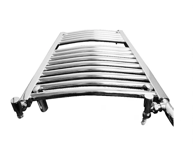 Discount Curved Dual Fuel Chrome Towel Rail 1172mm X 750mm - 7MAC11DF 4 Discount Curved Dual Fuel Chrome Towel Rail 1172mm X 750mm - 7MAC11DF - Image 2