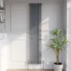 Park Lane Traditional Vertical Colosseum Double Bar Column Radiator Anthracite - 1800 X 380mm -UK Bathroom Supplies Sales 5c48fa02 1816 4759 9861 92fd3d4ba015